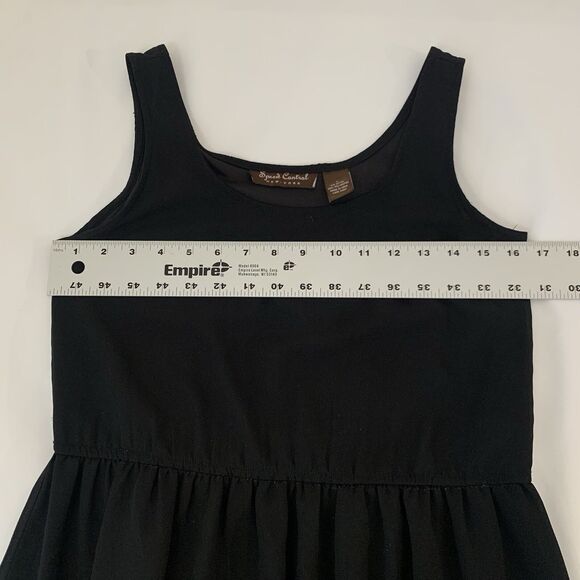 Flowy Maxi Dress Women S Black Sleeveless Sheer Boho Romantic Whimsygoth Fairy - Picture 5 of 8